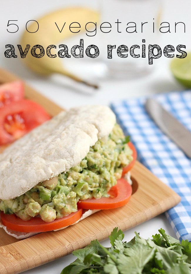 50 vegetarian avocado recipes
