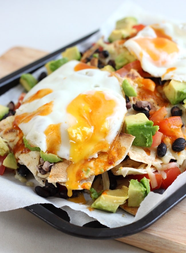Breakfast nachos - finally an excuse to eat nachos for breakfast...!