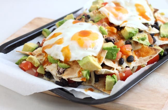 Breakfast nachos - finally an excuse to eat nachos for breakfast...!