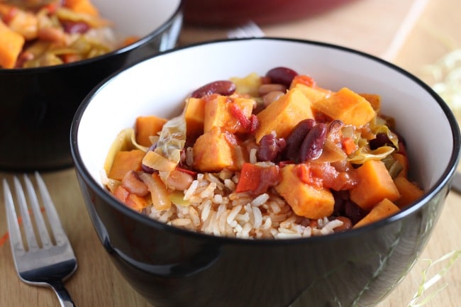 Caribbean-style sweet potato stew