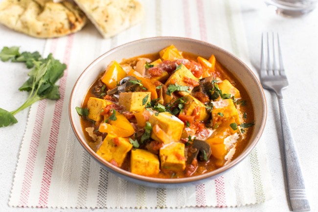 Slow cooker paneer tikka masala.